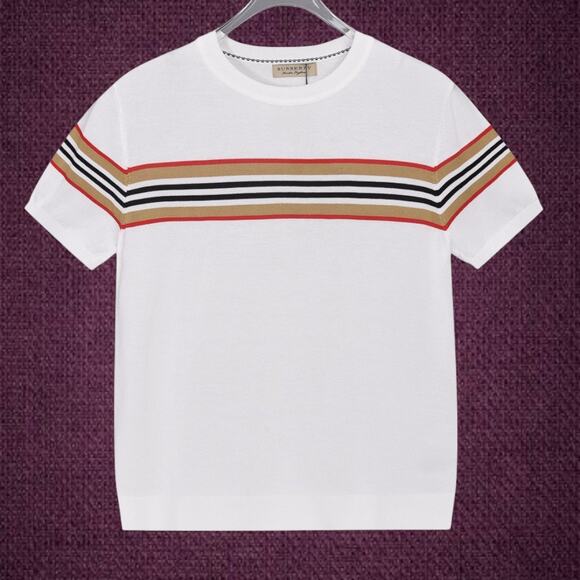 Burberry Men's White Short-Sleeve - Picture 1 of 4